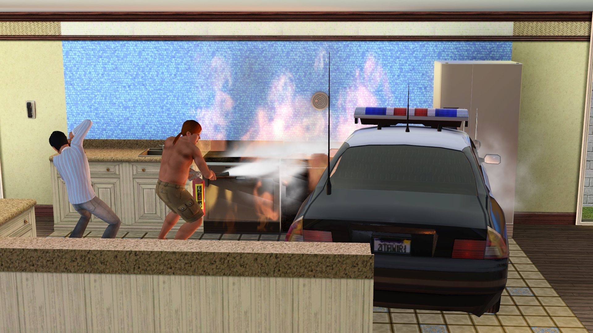 Sims Car Crashing Into House Sims Car Crashing Into House
